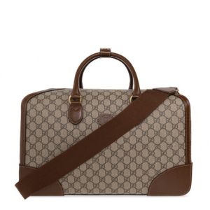 Replica Gucci Duffel Bag GG Supreme Canvas