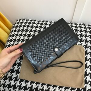 Replica Bottega Veneta Clutch Black