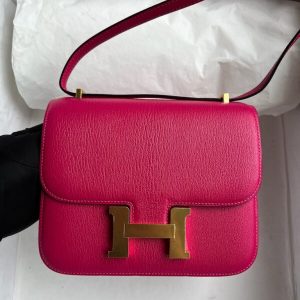 Replica Hermès Constance 18Cm Bright Rose