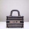 Replica Dior Tote Book Mini Houndstooth