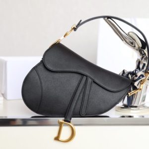 Replica Dior Saddle Bag Black