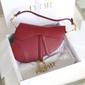 Replica Dior Saddle Bag Red