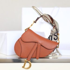 Replica Dior Saddle Bag Small Brown
