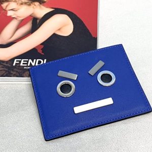 Replica Fendi Card Holder Blue
