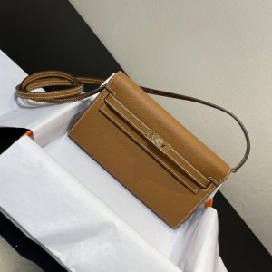 Replica Hermès Kelly Elan Brown