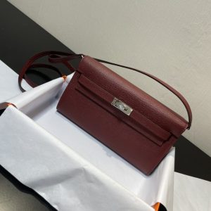 Replica Hermès Kelly Elan Bordeaux