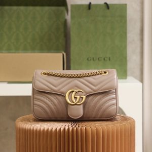 Replica Gucci GG Marmont Medium Nude