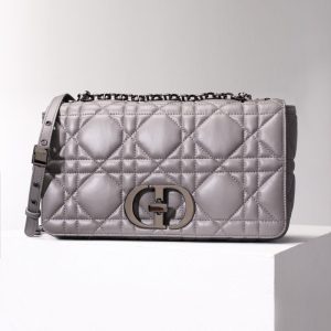 Replica Dior Caro Bag Diamond Grey