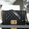 Replica CHANEL Le Boy Black