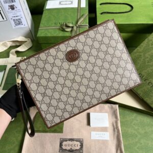 Replica Gucci Ophidia Clutch Brown