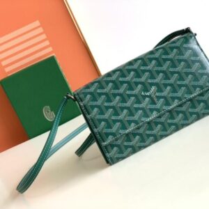 Replica Goyard Varenne Continental Wallet Green