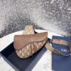 Replica Dior Saddle Bag Brown Triangle