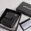 Replica Prada Saffiano Two Fold Compact Wallet
