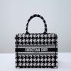 Replica Dior Tote Book Houndstooth