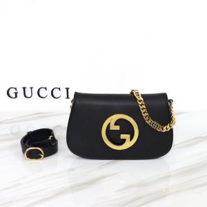 Replica Gucci Blondie Leather Black