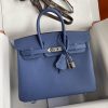 Replica Hermès Birkin Agate Blue