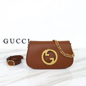 Replica Gucci Blondie Leather Brown