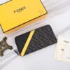 Replica Fendi Ff Black Wallet