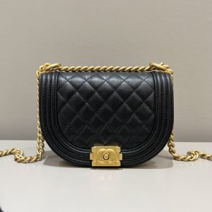 Replica CHANEL Le Boy Semi Circular