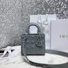Replica Lady Dior Ultramatte Grey Grid Abc