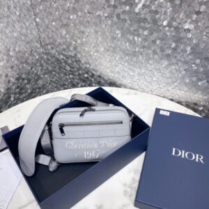 Replica Dior Safari Bag With Strap Sky Blue