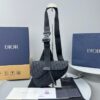 Replica Dior Saddle Bag Oblique Black