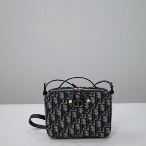 Replica Dior Caro Box Bag Cd Print