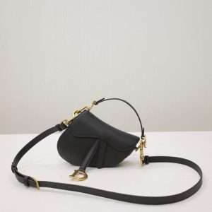 Replica Dior Saddle Bag Small Black
