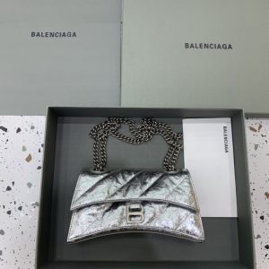 Replica Balenciaga Crush Small Silver