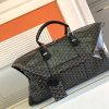 Replica Goyard Bowling 55 Bag Black Brown