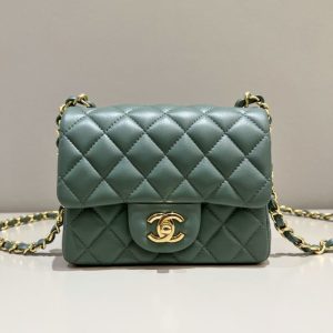 Replica CHANEL Classic Flap 17cm Green