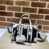 Replica Gucci Gucci Bauletto Top Handle White Black