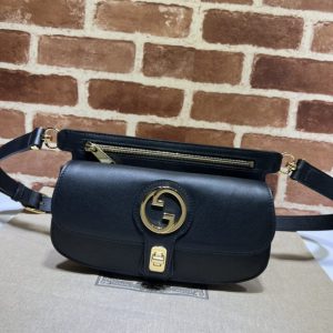 Replica Gucci G Blondie Waist Canvas Black
