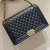 Replica CHANEL Le Boy Large Black