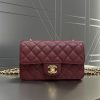 Replica CHANEL Classic Flap 20cm Burgundy