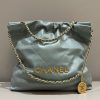 Replica CHANEL 22 Medium Handbag Mint Green