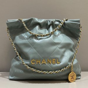 Replica CHANEL 22 Medium Handbag Mint Green