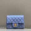 Replica CHANEL Classic Flap 17cm Blue