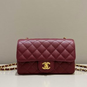 Replica CHANEL Classic Flap 25cm Burgundy