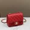 Replica CHANEL Classic Flap 17cm Bright Red