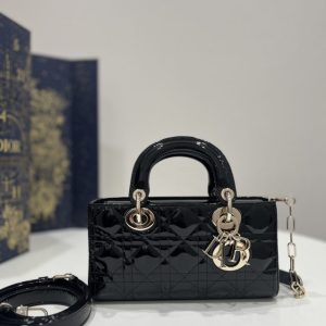 Replica Dior Lady D – Joy Bag Patent Black