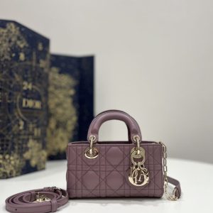 Replica Dior Lady D – Joy Mini Bag Dark Purple