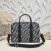 Replica Dior Oblique Briefcase White