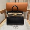Replica Hermès Birkin Epsom Black Noir Gold