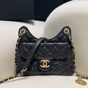 Replica CHANEL 23c Hobo Small Black