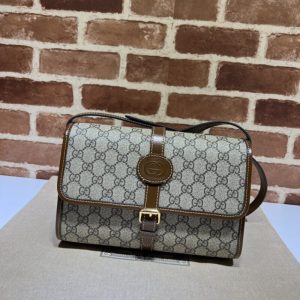Replica Gucci GG Messenger Beige Canvas