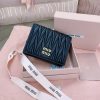 Replica Miu Miu Pocket Wallet Black
