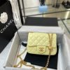 Replica CHANEL 23S Camellia Square Yellow