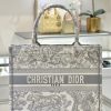 Replica Dior Tote Book Tiger Grey