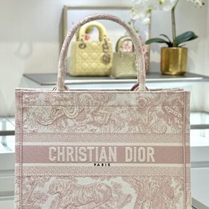 Replica Dior Tote Book Pink Tiger